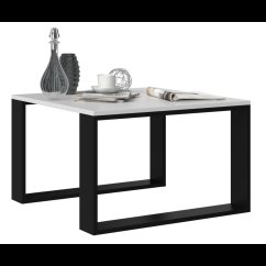 Konferenčný stolík Sava MINI biela/čierna