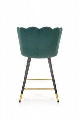 Barová židle H106 tmavě zelená