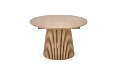 Kulatý rozkládací jídelní stůl FARGO 120(210)x120 přírodní