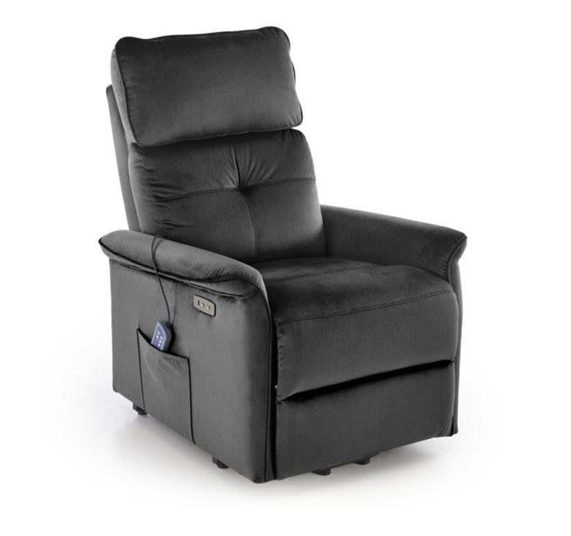 Relaxačné kreslo SEMIR 2 čierne