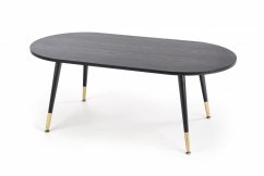 Konferenční stolek EMBOSA černý/zlatý