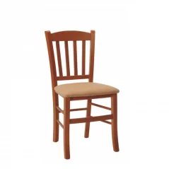 Jedálenská stolička VENETA s čalúneným sedákom - výber z odtieňov