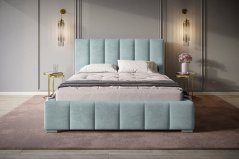 Čalúnená posteľ BED 1 180x200 modrá