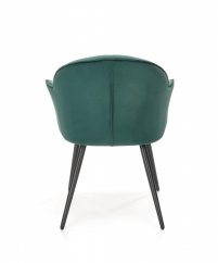Jedálenská stolička / kreslo K468 tmavo zelená