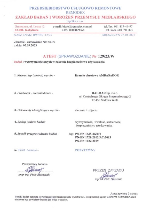 Kancelárska stolička AMBASADOR sivá/čierna