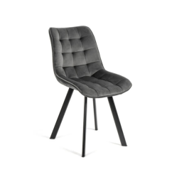 Čalouněná jídelní židle NIKI šedá