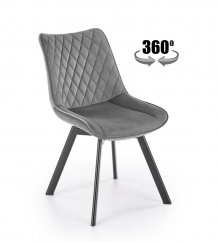 Jídelní židle K520 šedá