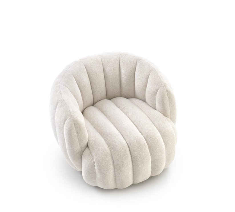 Čalouněné křeslo FRASER krémové