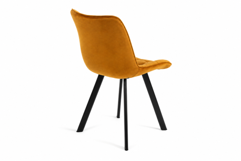 Set 6 kusov jedálenská stolička NIKI horčicová