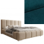 Čalouněná postel BASIC 120X200 výběr z barev - Výběr potahové látky (MD): KRONOS_04