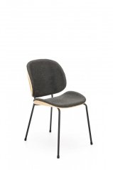 Jedálenská stolička K467 sivá/dub