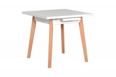 Rozkladací jedálenský stôl OSLO 1 L výber z farieb 80(110)x80