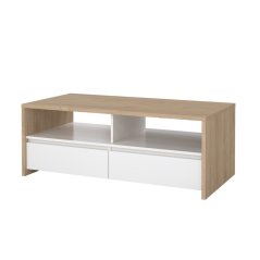 Konferenčný stolík Nerea 319 jackson hickory/biely lesk