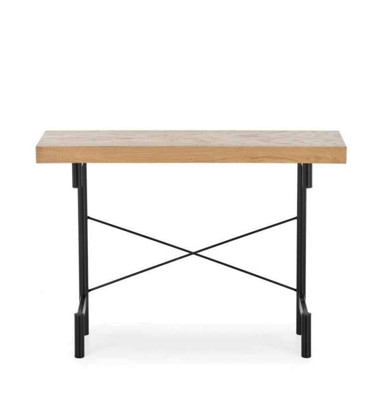 Konzolový stolek INFERNO dub přírodní/černý