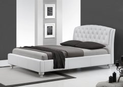 Čalúnená posteľ SOFIA 160x200 biela