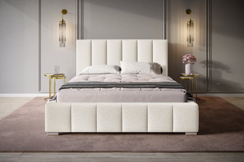 Čalouněná postel BED 1 120x200 béžová