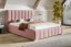 Čalouněná postel BED 10 140x200 růžová