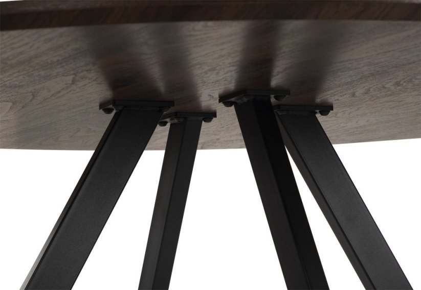 Okrúhly jedálenský stôl GYRUS 120 hnedá