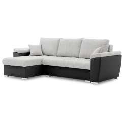 Sedacia súprava VEGAS 250/160 ĽAVÁ sivá/čierna