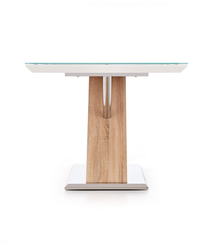 Jedálenský stôl NEXUS 160x90 biely/dub sonoma