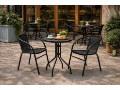 Balkonová sestava BISTRO SET 2+1 černá