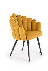 Jedálenská stolička / kreslo K410 horčicová