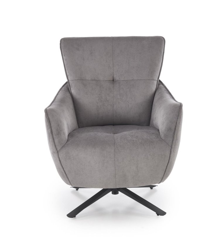 Otočné křeslo SCAMPI šedé