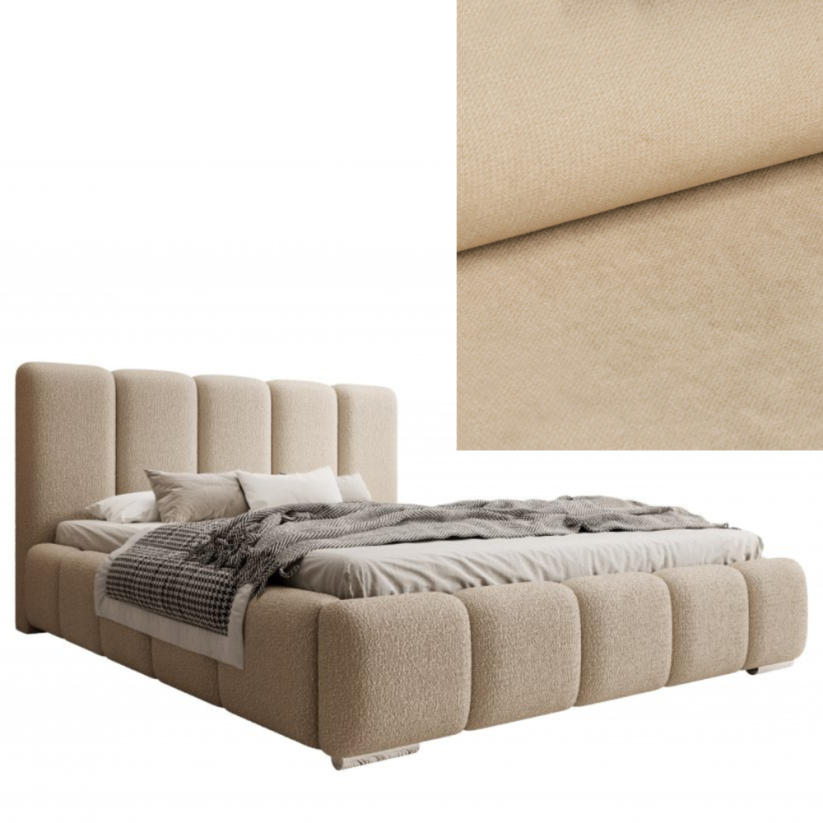 Čalouněná postel BASIC 180X200 výběr z barev - Výber poťahovej látky (MD): KRONOS_35