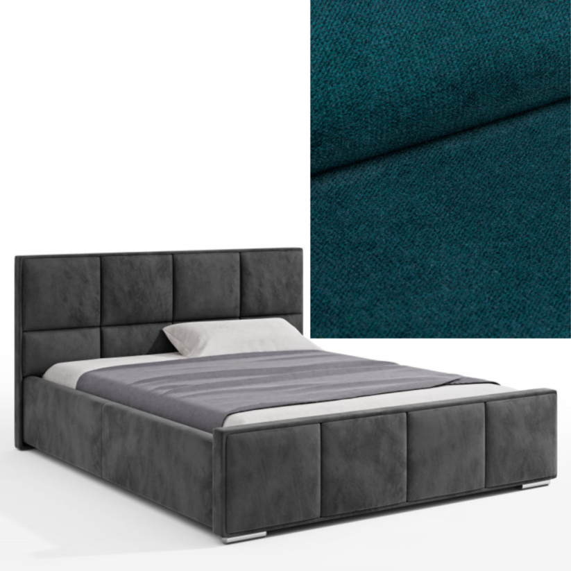 Čalúnená posteľ BELLA 120x200 výber z farieb - Výber poťahovej látky (MD): KRONOS_04