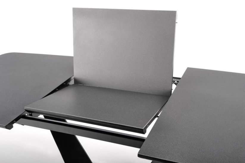 Rozkládací jídelní stůl FANGOR 160(220)x90 tmavě šedý