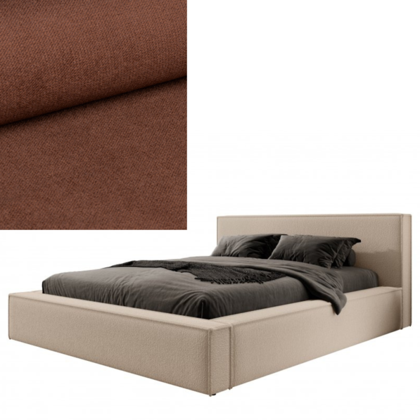 Čalouněná postel ASTURIA 120x200 výběr z barev - Výběr potahové látky (MD): KRONOS_28