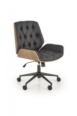 Kancelářská židle GAVIN ořech/černá