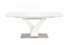Rozkladací jedálenský stôl PALERMO 140(180)x80 biely mat