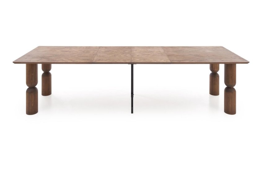 Rozkladací jedálenský stôl MELTON 200(300)x101 svetlý orech