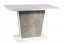 Jídelní stůl CALIPSO rozkládací 110x68 šedá beton/bílá mat