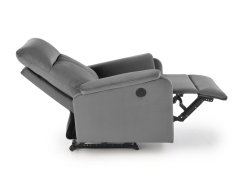 Elektrické relaxačné kreslo CROCUS sivé