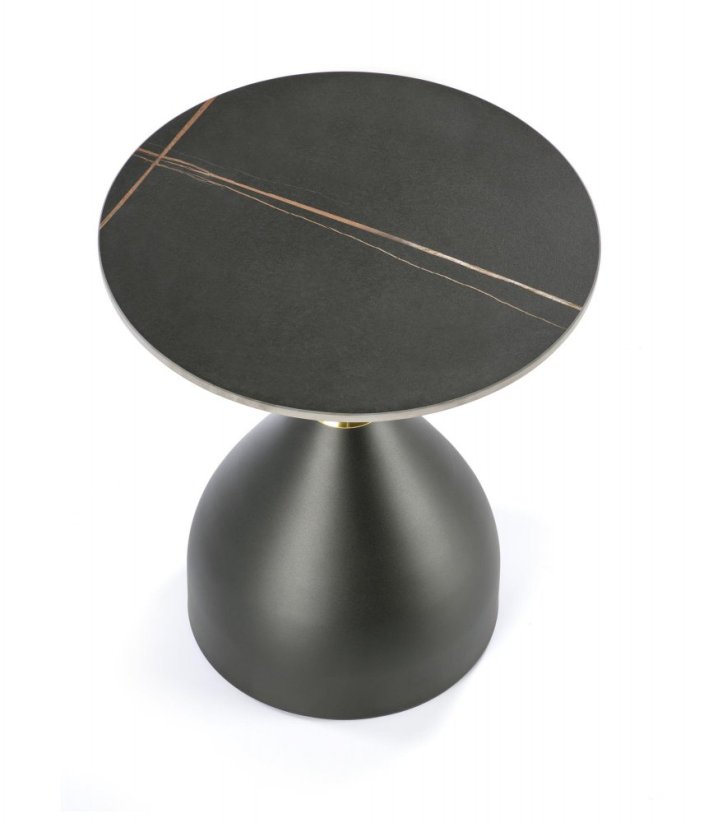 Konferenční stolek SCALITA černý mramor/černý