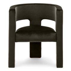 Čalouněné křeslo ZORA MAGIC velvet tmavě zelené