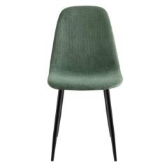 Jídelní židle MARIE zelená manšestr