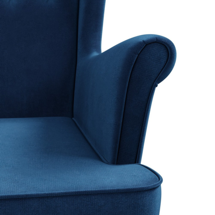 Dětské křeslo / ušák VELO MINI modré