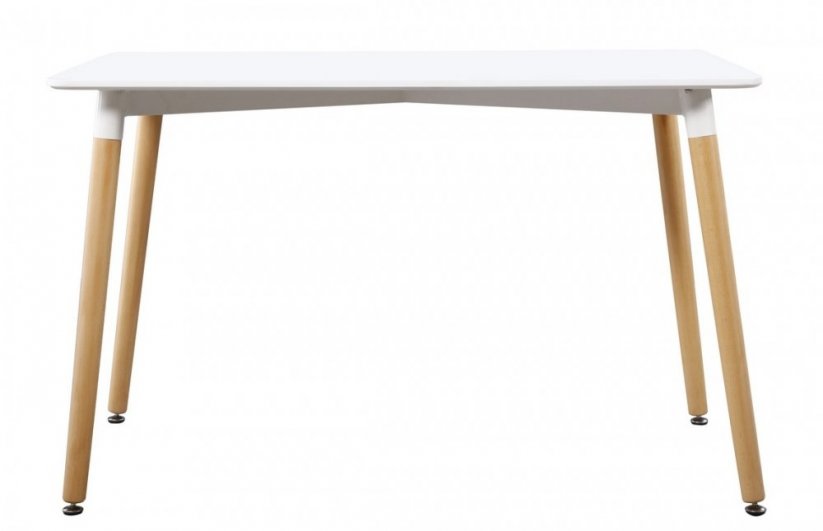 Jedálenský stôl MODENA II biely 120x80