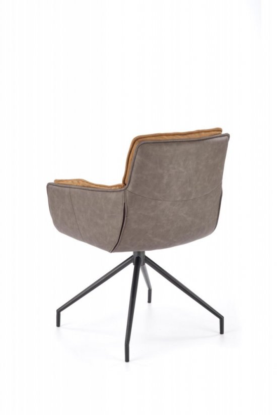 Otočná stolička / kreslo K523 hnedá