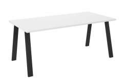 Jedálenský stôl KOLINA čierna/biela 185x90