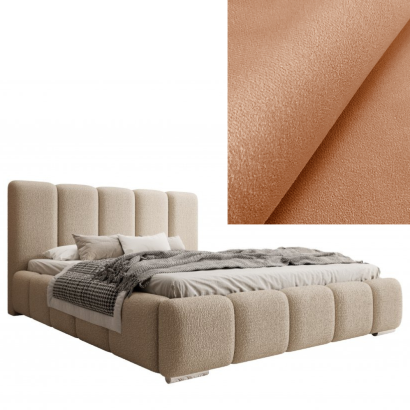 Čalouněná postel BASIC 180X200 výběr z barev - Výběr potahové látky (MD): MANILA_30