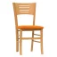 Jídelní židle VERONA s čalouněným sedákem - výběr z odstínů