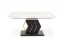 Rozkladací jedálenský stôl VINCENZO 160(200)x90 biely/čierny