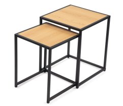 Konferenční stolek DUETTA - sada 2 ks přírodní