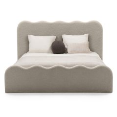 Čalouněná postel TÁŇA 160x200 Now or never šedohnědá