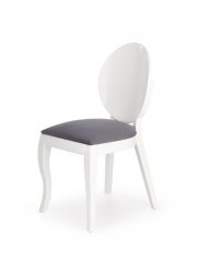 Jedálenská stolička VERDI biela/sivá