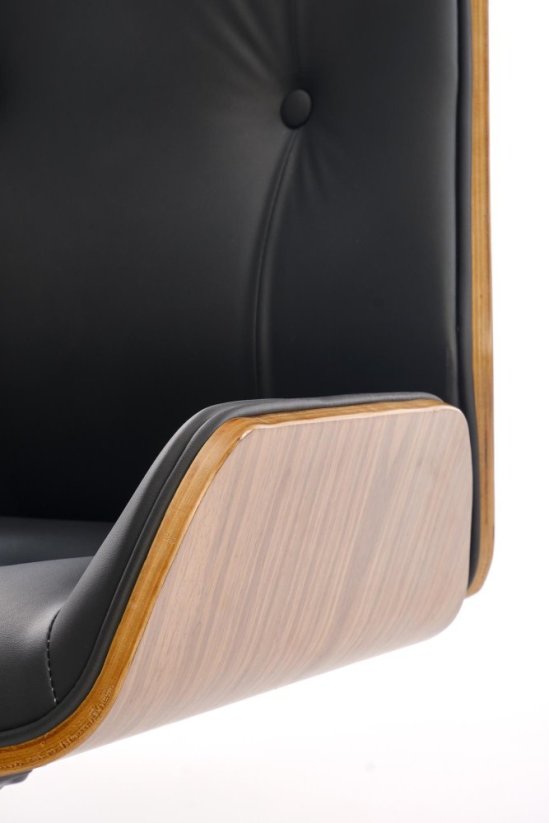 Kancelárska stolička WEBSTER orech/čierna